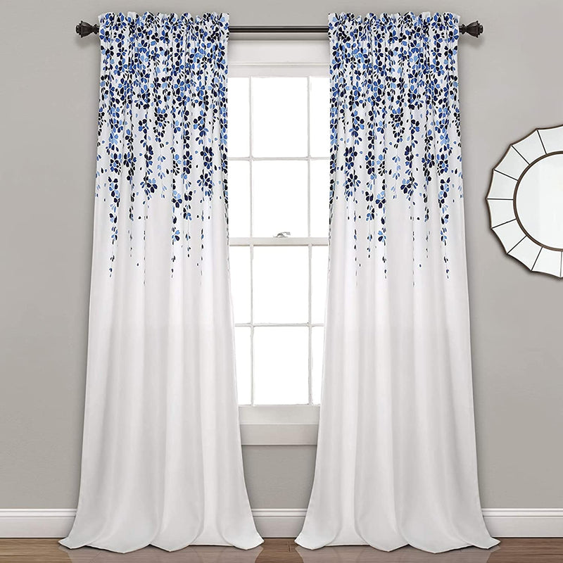 Mayfleurs Cotton Ring Curtains - Windows -5 feet - Set of 2 - Black,Each  Curtain with 10 Eyelets or Rings : Amazon.in